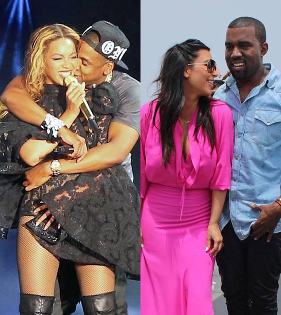 Beyonce JAY-Z Kim Kardashian Kanye West Shady Family Photos