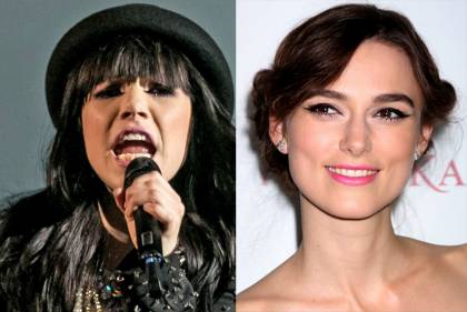 Keira Knightley and Carly Rae Jepsen